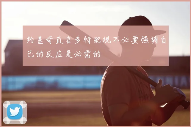 约基奇直言多特犯规不必要强调自己的反应是必需的